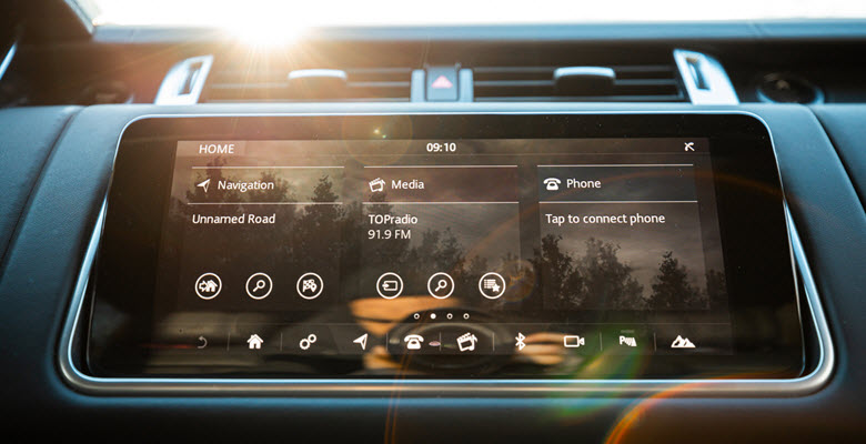 Land Rover Infotainment System