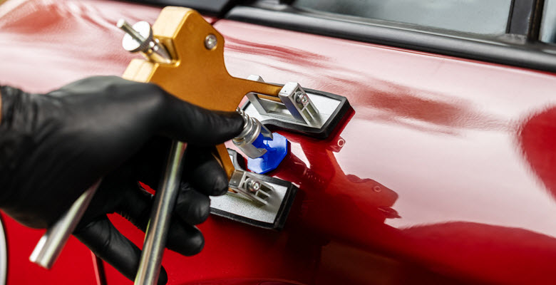 Luxury Car Paintless Dent Repair