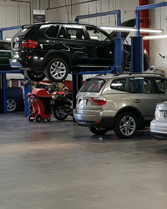 BMW Cars Inside Our Garage for Repair