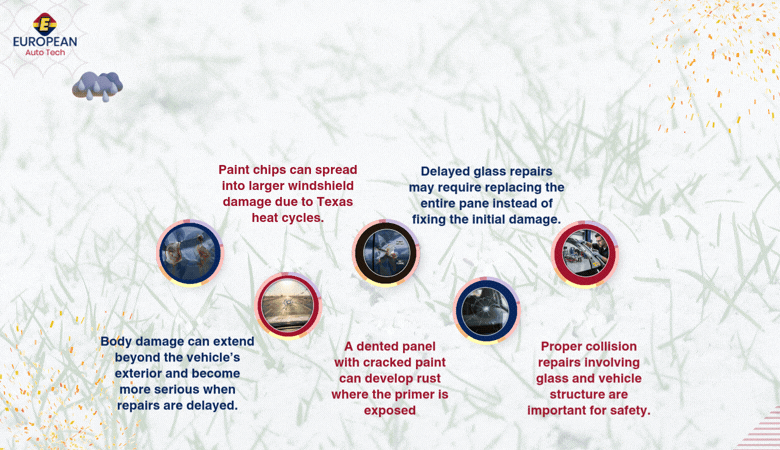 Why Delaying Hail and Collision Damage Repairs Can Lead to Bigger Problems